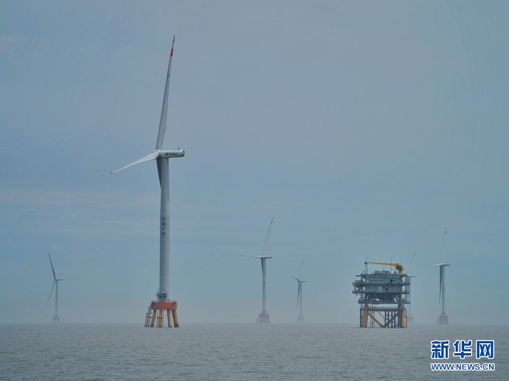 浙江省最大海上风电场群开始正式并网运行