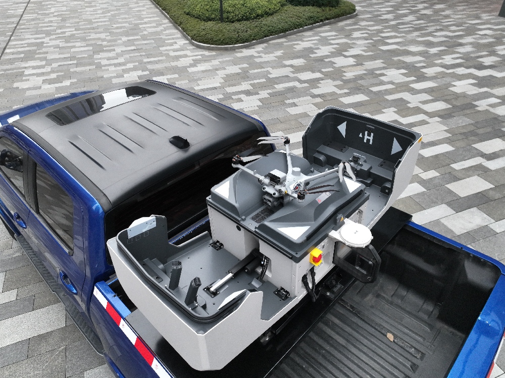 无人机移动车载机场正式亮相 余杭城管让城市“智”理更高效