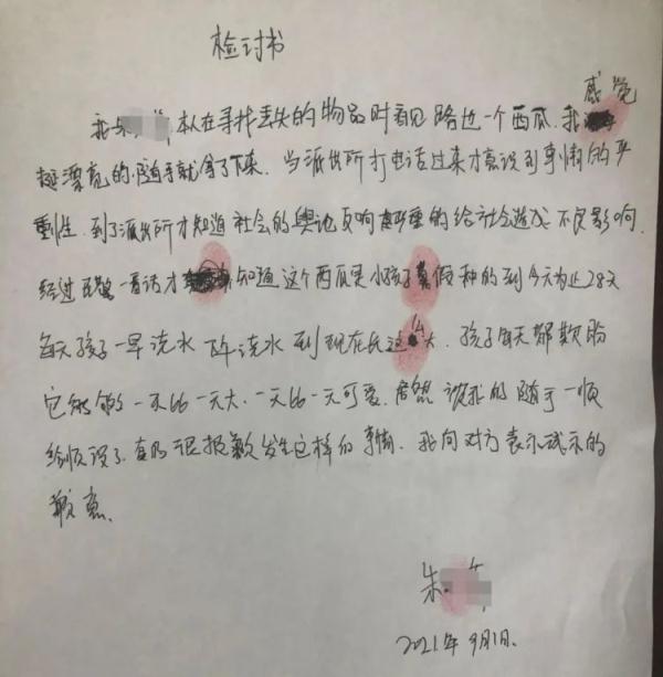浙江小男孩暑假作业种西瓜，成熟后被偷了：我每天给它浇水，心都碎了...