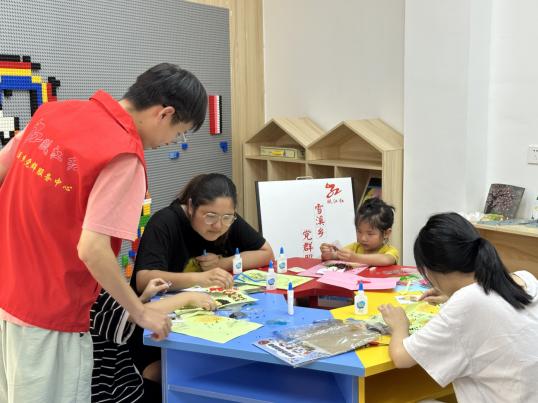 浙江泰顺雪溪：开展“知五谷贺立秋，祝丰收迎亚运”粮食画DIY活动