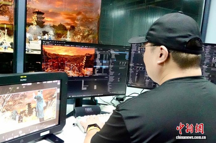 探访浙江横店虚拟摄影棚:虚实场景无缝衔接